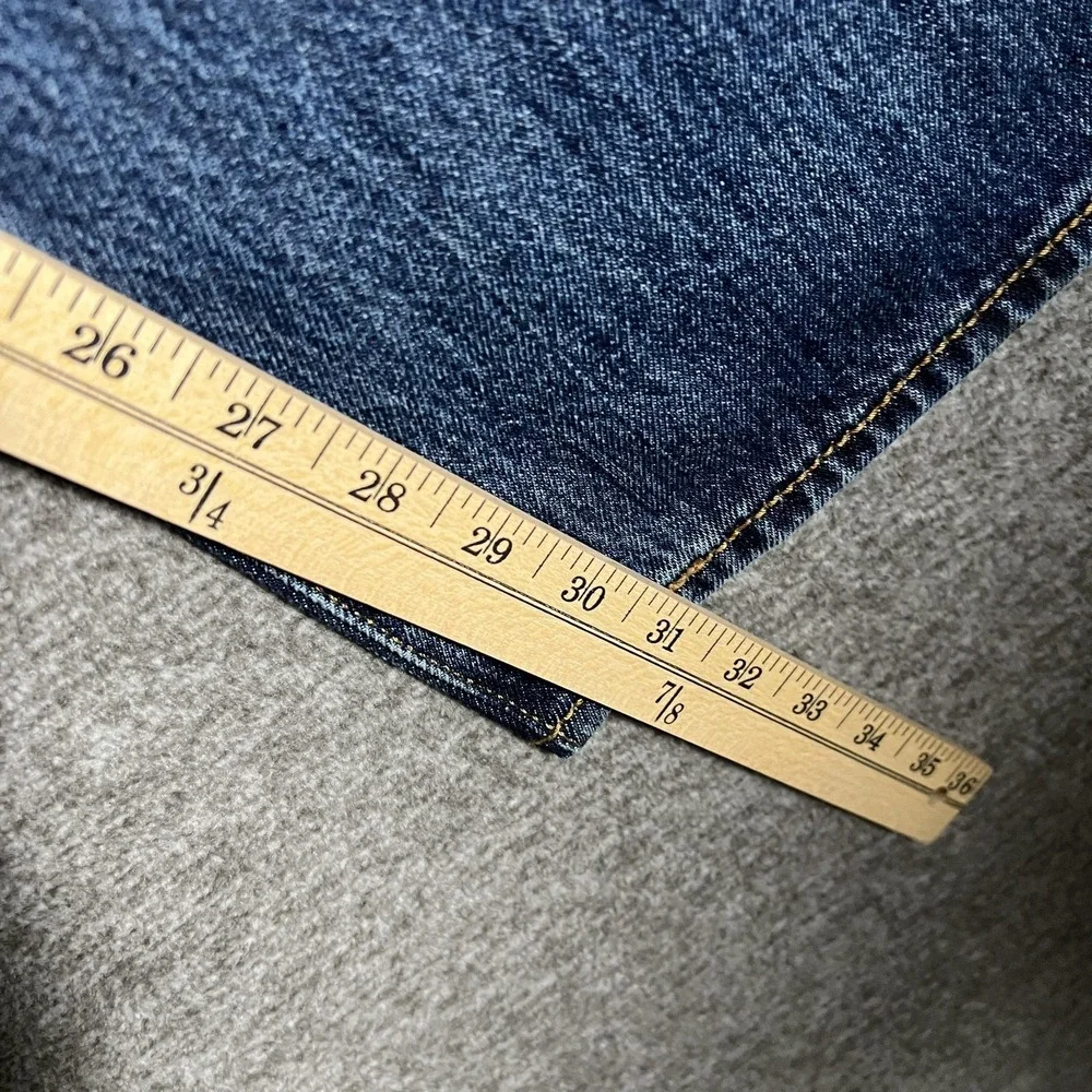 Levis 501 Jeans Mens 38x32‎ Blue Denim Button Fly Straight Leg Classic Fit